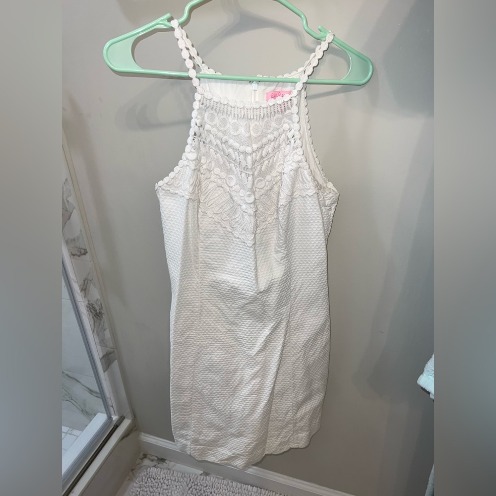 White Lilly Pulitzer Shift Dress